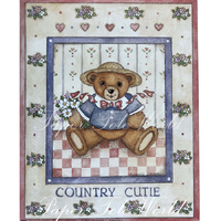 Country Cutie - Teddy - 8" x 10"