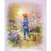 Gone Fishing I - 8" x 10"