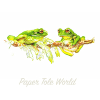 Green Tree Frogs - 11" x 7"