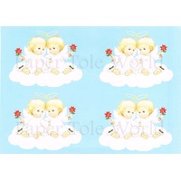 Holly Babies - Card Sheet - 8" x 10"