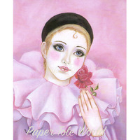 Mime & Rose - 8" x 10"