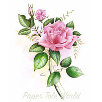 Pink Roses - 8" x 10"