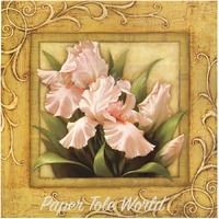 Pretty in Pink - Irises - 12" x 12"
