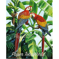 Scarlet Macaw - 8" x 10"