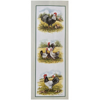 Three Chooks - 4" x 10"