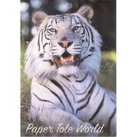 Tiger (White) - 5" x 7"