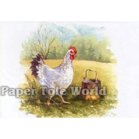 White Hen - Single Print - 5" x 7"