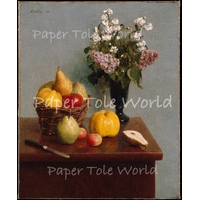 Flowers And Fruit - 8" x 10", Single Print