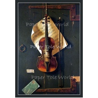 Vintage Violin - 7" x 10.5"