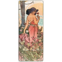 Lady In Flower Field - 5" x 12", Single Print