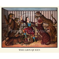The Lion Queen - 13" x 16", Single Print