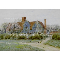 Homestead In Bloom - 10" x 14"