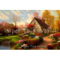 Country Cottage - 8" X 12", Single Print