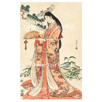 Orange Geisha - 7.5" x 11.5"