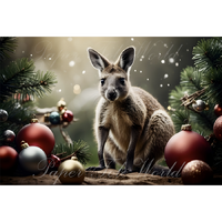 Kanga Christmas - 5" x 3.5"