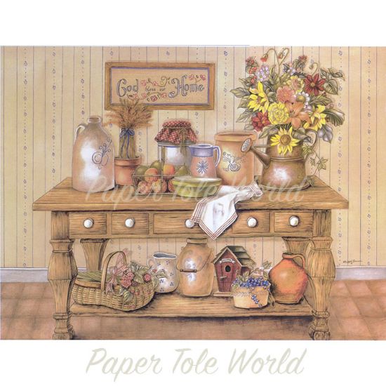 Picture of Antique Jugs - 11" x 14"