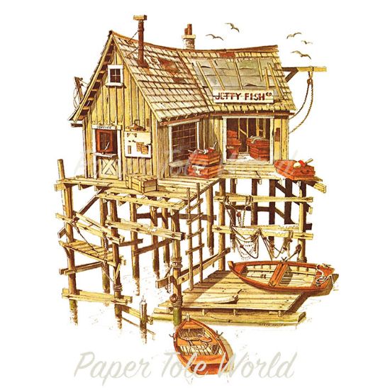 Picture of Jetty Fish - 8" x 10"