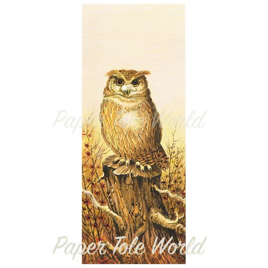 Picture of Owl on a Stump - 6" x 15"