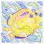 Picture of Tropical Fish - Yellow - 6" x 6"