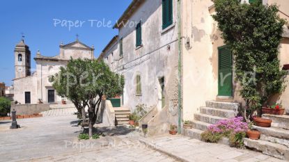 Picture of Mountain Village 8" x 14"