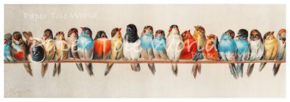 Picture of Birds On A Perch - 5" x 15"