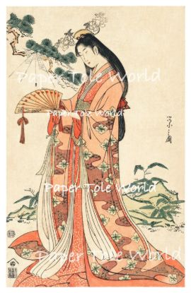 Picture of Orange Geisha - 7.5" x 11.5"