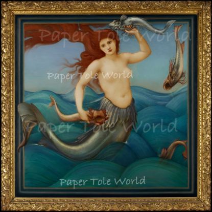 Picture of A sea-nymph 6.5" x 6.5"