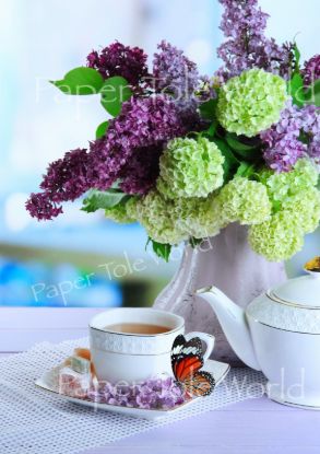 Picture of Butterfly Tea Party, 11.5" x 16"